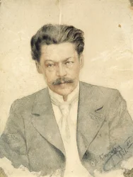 Portret van de componist Anton Arensky